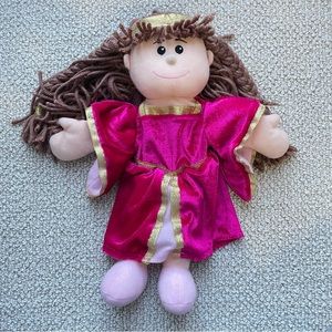 Fiesta Crafts Tellatale Hand Puppet Maid Marion Soft Plush Toy Princess Doll